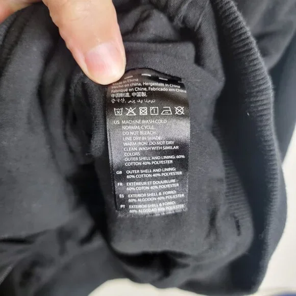 BAUBAX Women's Hooded Travel Hoodie Pockets Comfy Full Zip Size Large Jet Setter - Picture 4 of 8